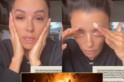 Eva Longoria gets emotional as she recalls being evacuated from home amid LA fires