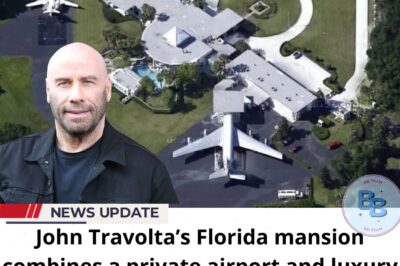 John Travolta’s Florida mansion combines a private airport and luxury living.