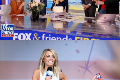 Fox News’ Carley Shimkus is surprised by co-hosts live on air after revealing ‘extremely historic’ moment to fans