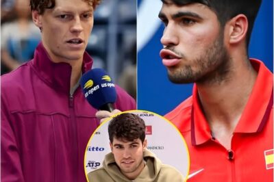 Carlos Alcaraz BREAKS SILENCE on Jannik Sinner’s Shocking 3-Month D0ping Suspension, Ignites Heated Drama and Debate in the Tennis World