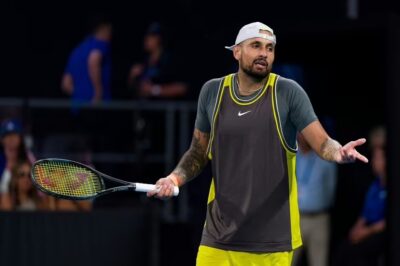 Tennis star tests positive for meth as Nick Kyrgios declares the ‘world has gone mad’