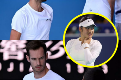 Andy Murray and Novak Djokovic in the mud as fans shut down Emma Raducanu