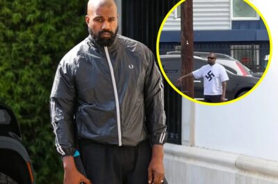 (b) “Kanye West Shocks: Wearing Swastika Publicly, Openly Challenging Public Opinion!”