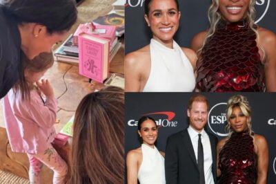 “Royal Celebration: Meghan Markle and Serena Williams Toast to New Show with Adorable Princess Lilibet!”