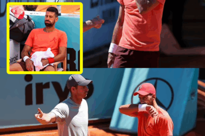 Watch: Novak Djokovic furious during his practice session in Madrid