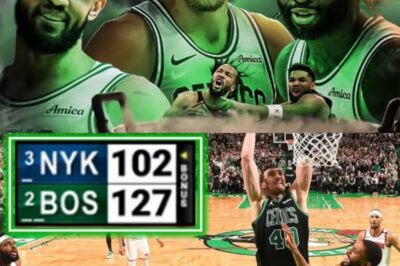 Celtics Stun Knicks 127-102 Without Jayson Tatum: Derrick White’s Heroics and Jaylen Brown’s All-Around Brilliance Rewrite Playoff Script