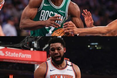Celtics Suffer Devastating Collapse: Humiliating Playoff Elimination by Knicks Leaves Boston in Shock—Fans Stunned as Hopes for Banner 18 Crumble, Locker Room in Tears, and Franchise Faces Uncertain Future.