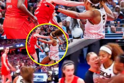 Sparks Fly as Angel Reese and Caitlin Clark Ignite WNBA Rivalry: A Feisty Foul, a Near Brawl, and the Unstoppable Rise of Women’s Basketball