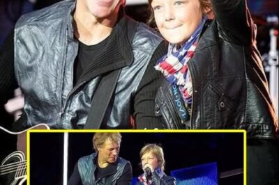 Unforgettable Night: 11-Year-Old Prodigy Steals the Spotlight with Bon Jovi—Crowd Erupts as Rock Legend Meets His Match in a Heartfelt, Soul-Stirring Performance.