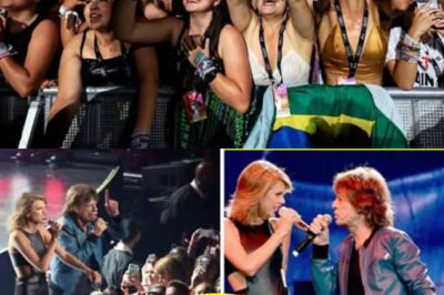  TAYLOR SWIFT AND MICK JAGGER SET NASHVILLE ABLAZE: A NIGHT OF LEGENDS, SURPRISES, AND TEARS