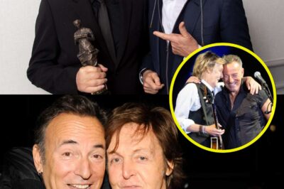 Playfully Roasts Bruce Springsteen at Music Awards! The Beatles Legend Calls Springsteen “The Only American Who Works Less Than the King”—Audience Howls, Springsteen Responds On Stage!
