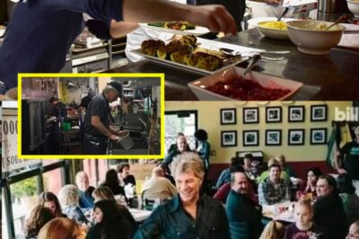 ROCK STAR WITH A HEART OF GOLD: JON BON JOVI TRADES SPOTLIGHT FOR SOUP KITCHEN, SERVES HOPE TO HOMELESS
