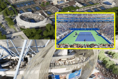U.S. Open announces $800 million renovation as images show incredible Arthur Ashe makeover