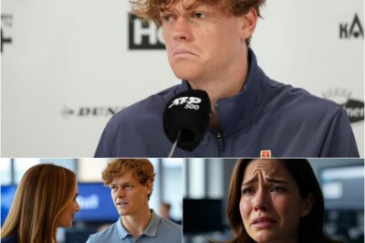 SH*CKING: At the Italian Open, Jannik Sinner fiercely confronted a female host who deliberately brought up his doping suspension live on air. Sinner’s strong reaction caused the host to break down in tears and she was immediately fired, shocking both the audience and the media!