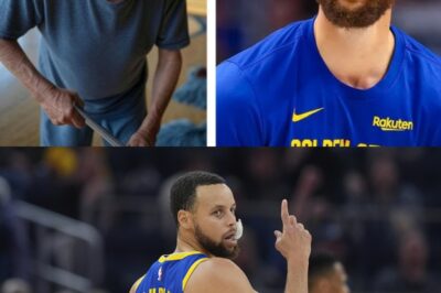 Stephen Curry shocked: NBA superstar returns to old school, finds 79-year-old janitor still working—what happens next stuns everyone! Emotional reunion turns into unforgettable surprise as Curry takes action. Community reacts to heartwarming moment that’s making headlines across America—you won’t believe what Curry did!