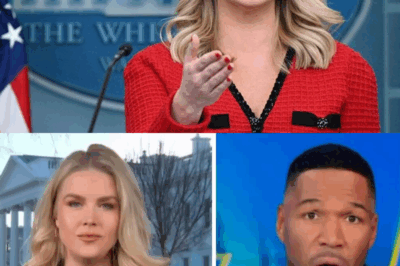 BREAKING DRAMA! KAROLINE LEAVITT’S HILARIOUS ON-AIR SLAUGHTER OF MICHAEL STRAHAN SPARKS UPROAR: FANS DUB HER WITH A GUT-BUSTING NEW NICKNAME!