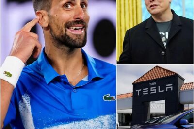 SHOCKING NEWS: Novak Djokovic rejects Elon Musk’s Tesla ad on his jersey! He delivers a sharp reason that leaves Elon Musk speechless… Shortly after, Elon Musk declares 6 words that mark the end of Djokovic .