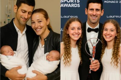 HOT NEWS: 12 years ago, Novak Djokovic and His wife saved two abandoned twin girls—12 years later, the beautiful, radiant young women did something that brought Novak Djokovic to tears… 12 years ago, he held a program in a tennis exchange. After completing the work, he and Jelena walked around the school. Suddenly, a heavy rainstorm hit. The nearest shelter was a closed convenience store, and there, behind a dumpster, he saw two small children huddled together. They were twin girls, no older than four—cold, hungry, and alone…