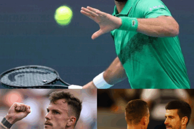 Márton Fucsovics made a forceful statement following his defeat to Novak Djokovic at the Geneva Open, sparking outrage across the tennis world. Djokovic’s reaction left the media stunned: “He was just lucky because he was afraid and didn’t dare to participate in the previous three tournaments.”