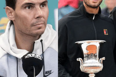 Rafael Nadal surprised everyone by saying 11 SHOCKING words about Carlos Alcaraz after he won the Italian Open and was considered THE KING of clay, and Carlos Alcaraz’s reaction left many STUNNED, causing astonishment in the world media with his response: “He plays well but he is not a KING.”