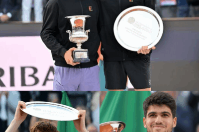 “SUPPORT HIM!” Carlos Alcaraz sent a heartfelt message to Jannik Sinner after he defeated him in the Italian Open final, and Sinner’s HILARIOUS reaction sparked a wave of emotions that left many in tears.