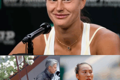 “EXPLOSION AT THE ITALIAN OPEN” After her defeat to Zheng Qinwen at the Italian Open, Aryna Sabalenka has caused outrage in the tennis world by uttering 5 words that offend Zheng Qinwen and the umpire for not sanctioning Zheng’s fouls: “ASIANS ARE ALL CHEATERS.”
