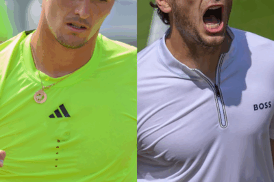 Tennis World in Uproar: Zverev Suspended for Two Months After Shocking Outburst at Fritz—Crowd Erupts Over Taylor Fritz’s Five-Word Comeback! What Did He Say That Left Fans Cheering and the ATP Stunned? Full Drama and Reactions Inside!
