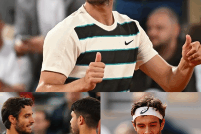 Carlos Alcaraz’s Touching 8-Word Message to Lorenzo Musetti After Monte Carlo Masters Final Loss Leaves Musetti in Tears—Fans and Media Moved by the Emotional Moment That Showed True Sportsmanship and the Deep Bond Between Tennis’s Rising Stars