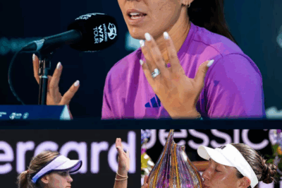 Jessica Pegula’s Emotional Victory Speech Leaves Sofia Kenin in Tears After Charleston Open Final—Fans Stunned by Heartfelt Message That Moved Kenin to Cry During Post-Match Interview. What Did Pegula Say That Touched Her Rival So Deeply? Full Details Inside This Unforgettable Tennis Moment!