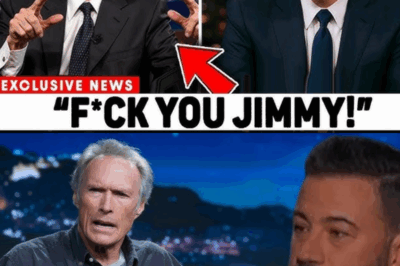 Clint Eastwood Abruptly Removed from Jimmy Kimmel Live After On-Air Blowup—What Triggered the Explosive Showdown? Studio Audience Stunned as Tensions Boil Over in Unexpected Late-Night TV Moment. Insiders Reveal What Really Happened Behind the Scenes—Read On for the Full Story Shaking Hollywood!