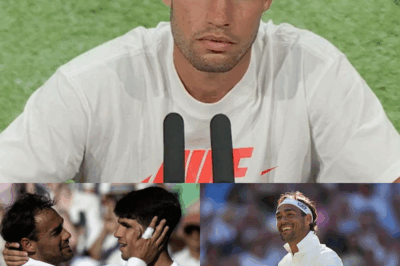EMOTIONAL SHOCKER AT WIMBLEDON: Alcaraz’s Secret 15-Word Message Leaves Fognini in Tears—Fans Stunned by What Was Said! What Did Alcaraz Whisper That Made a Tennis Veteran Break Down? Discover the Heartfelt Moment That Has the Sports World Buzzing.