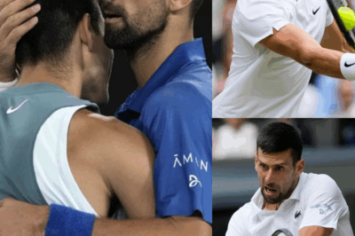 SURPRISE SCENE AT WIMBLEDON: Alcaraz Stuns Djokovic With Bold Five-Word Message After Victory—Serb’s Unexpected Response Leaves Fans in Stitches! What Did Alcaraz Say That Made the Tennis Legend Laugh Out Loud? The Heartfelt Moment Everyone’s Talking About—Full Story Inside!