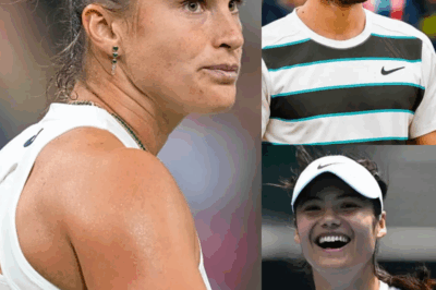 BREAKING NEWS: Aryna Sabalenka sparks controversy online, alleging Emma Raducanu’s landmark tennis triumphs were the result of luck and favoritism from the ATP and officials. Carlos Alcaraz fires back with a nine-word response that stuns the world number one.