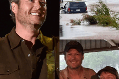 HEARTWARMING MOMENT: Country Star Blake Shelton Becomes a Real-Life Hero—Jumps Into Action to Rescue a Stranded Man During Deadly Texas Floods. No Cameras, No Stage Lights, Just Pure Courage as He Risks It All to Save a Stranger in Need. Watch More Inside!
