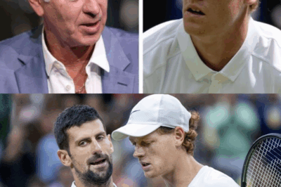 Tennis icon Björn Borg STUNS fans with a daring statement to Jannik Sinner after his Wimbledon clash with Novak Djokovic—but Sinner’s five-word comeback leaves Borg speechless and ignites a wild reaction from the crowd!