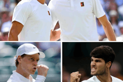 “NEVER UNDERESTIMATE THE ITALIANS” — Carlos Alcaraz stunned fans in the Wimbledon final with his bold claim: “Sinner, you’ll lose to me just like at Roland Garros.” But Sinner’s five simple, cutting words in response left everyone speechless—and Carlos silent…