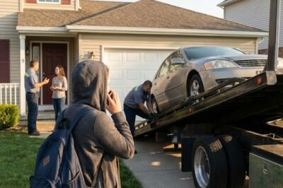 My sister didn’t know i was home. I heard her say, “she won’t be driving after this weekend.” I didn’t panic. I left quietly, called a tow truck, and took the car to her husband. two hours later…